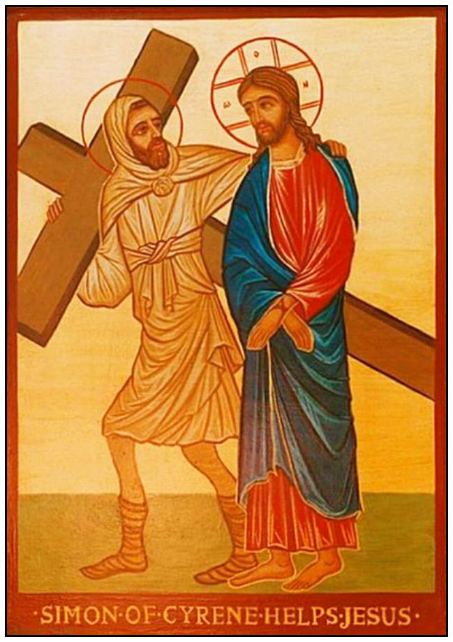 St. Simon of Cyrene – Luke 23:26-27