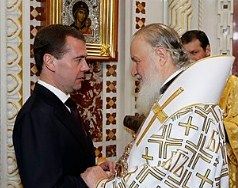 Medvedev and Kirill